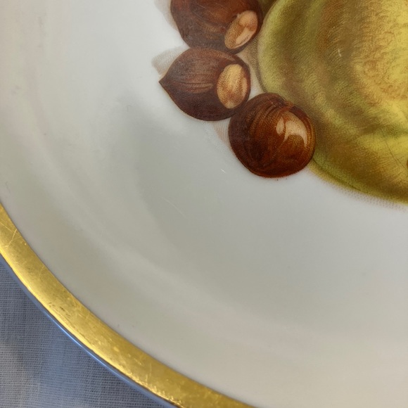 E&R 1886 German Golden Crown Harvest Salad Plates. Set of 3. - Picture 5 of 8